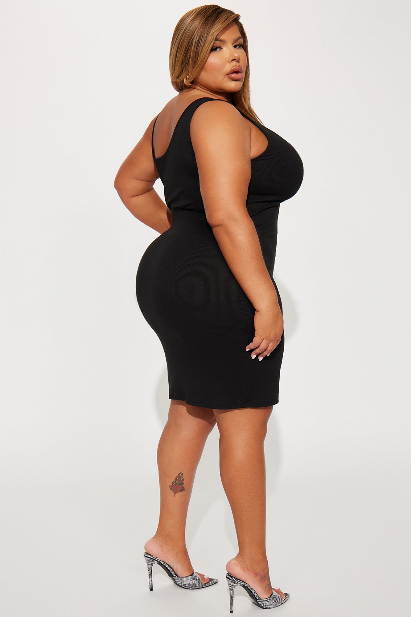 Midi Dress Love All Of Me - Black
