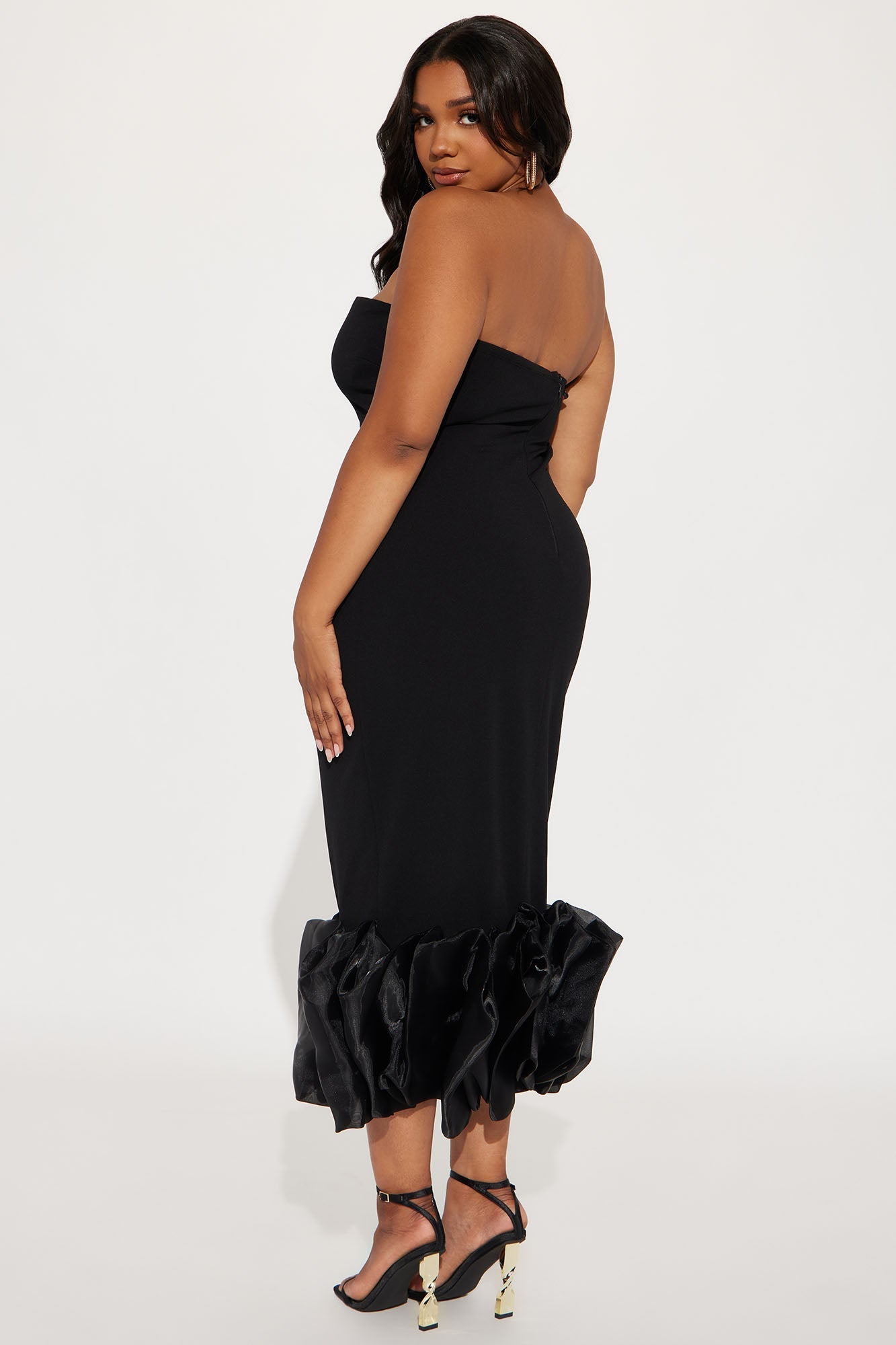Midi Dress Monte Carlo Nights - Black