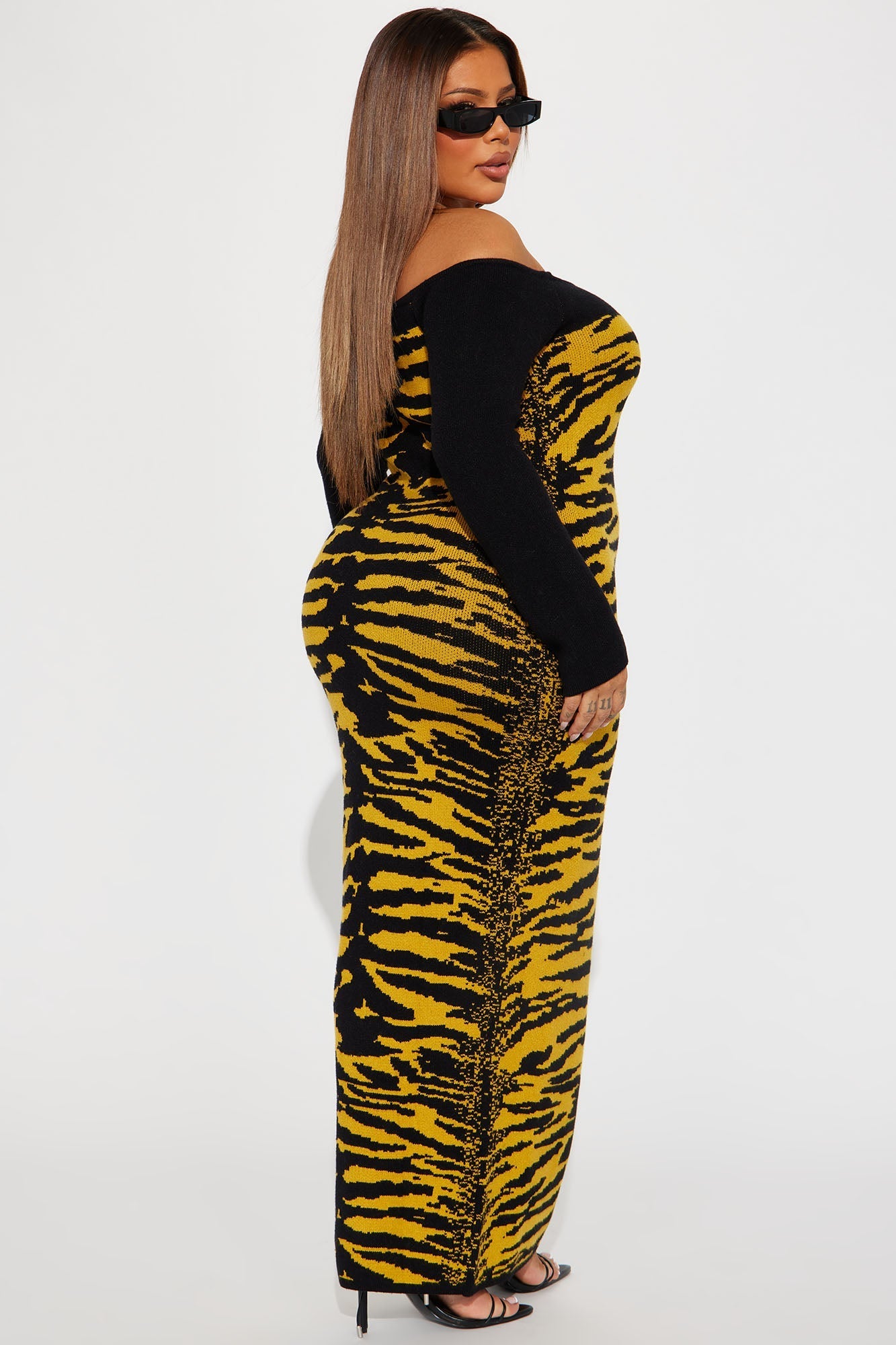 Maxi Dress Jungle Queen - Black/Combo