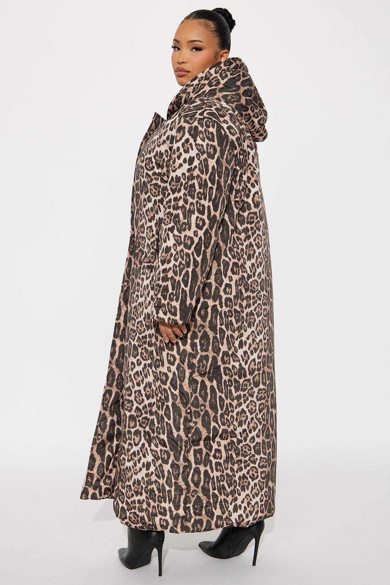 Lilith Leopard Puffer Coat - Leopard