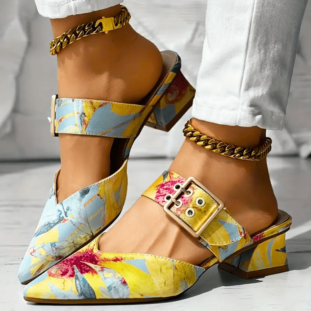 Bello | Bright Rainbow Heels
