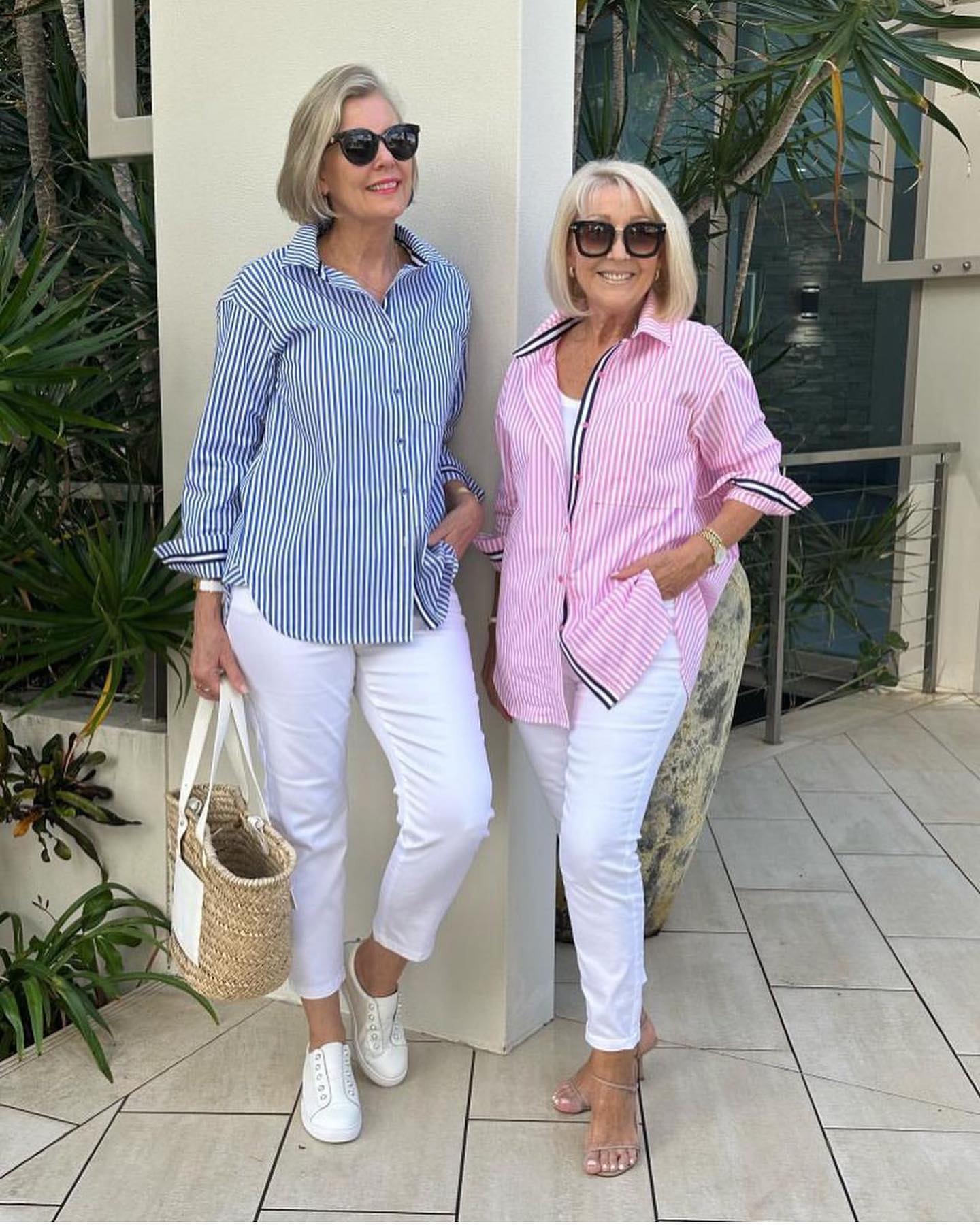 Lisette | Modern Striped Blouse