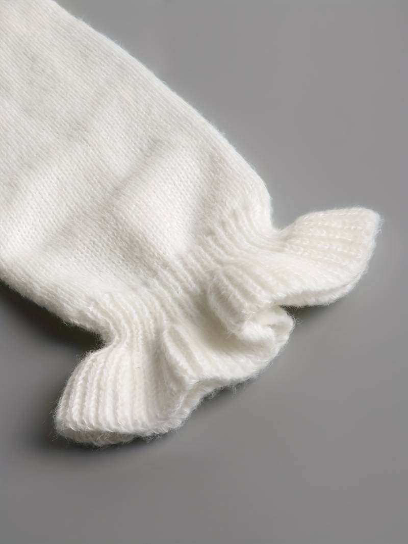 Mara | Plain V-neck Jumper with Buttons