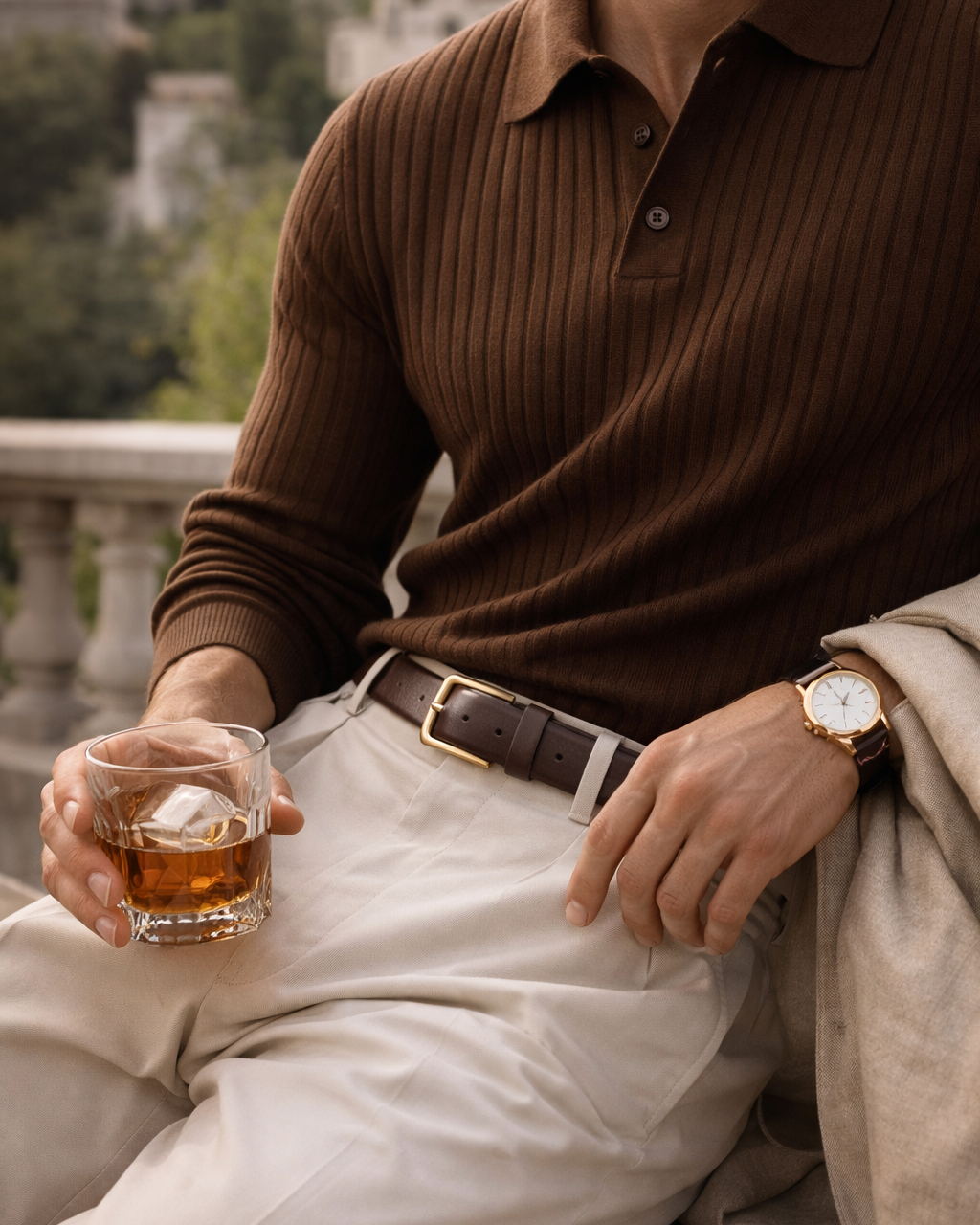 Benjamin | Open Collar Polo
