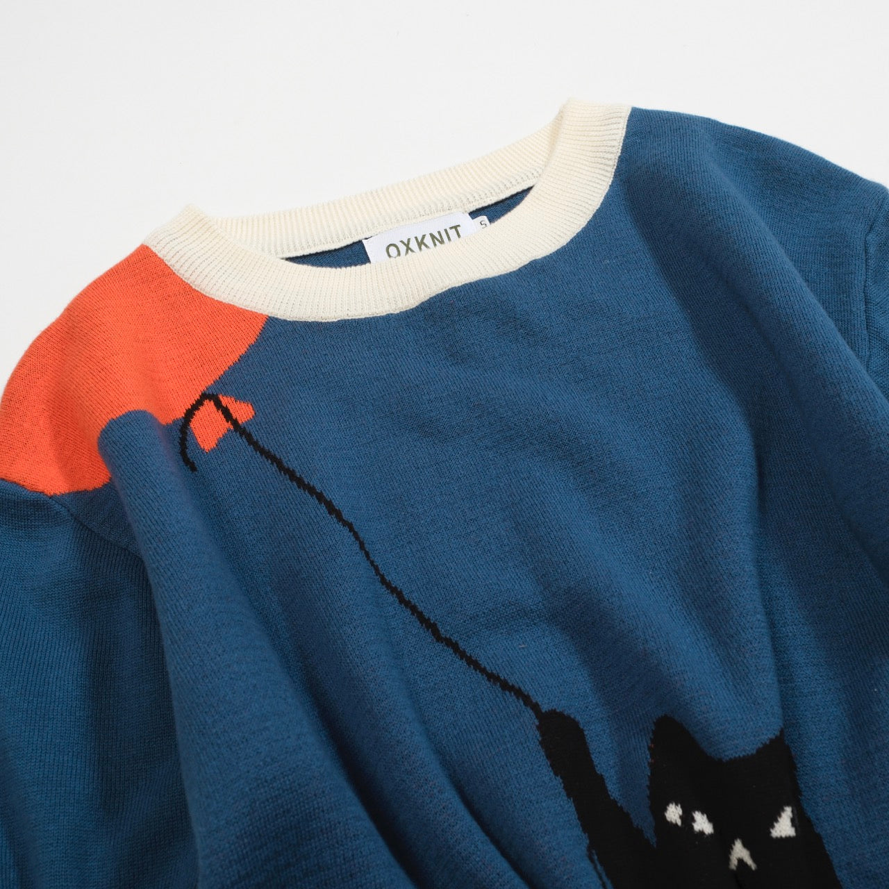 Blue Knit T-shirt for Men - Designed by Lim Heng Swee