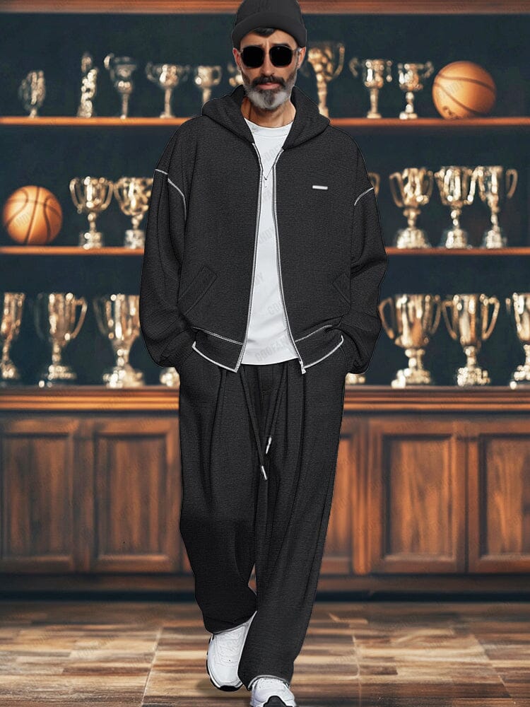 Versatile Relaxed Jacket Set