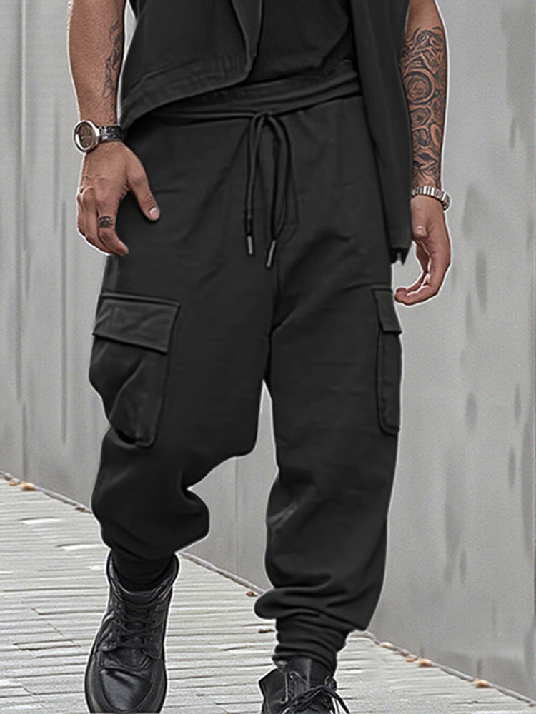 Unique Open Asymmetrical Trouser and Waistcoat Set