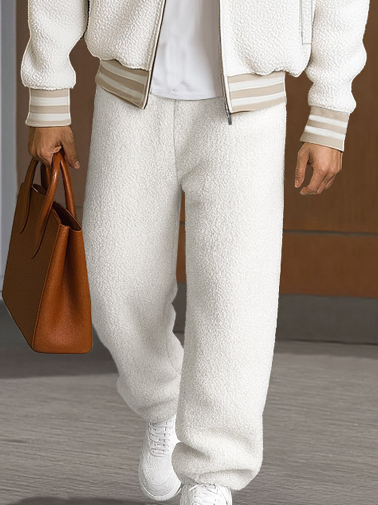 Casual Fleece Matching Set