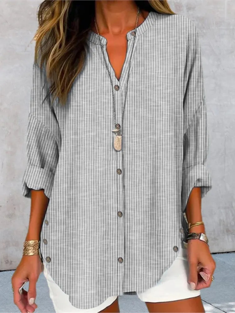 Rosalia | Vintage Striped Blouse