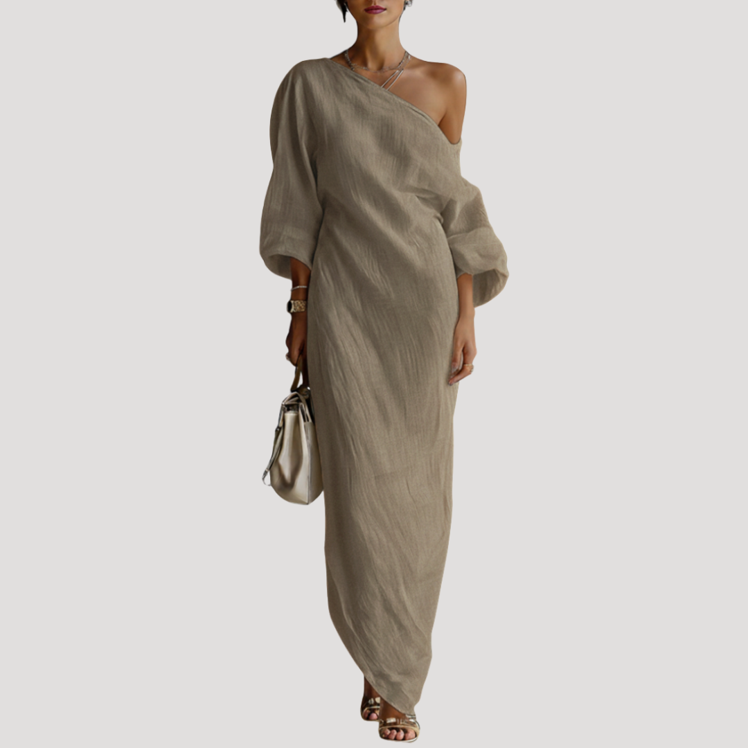 Women’s Elegant Summer One Shoulder Maxi Dress