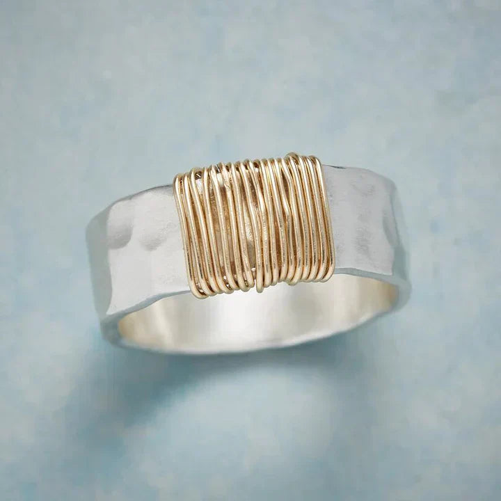 Vintage Goldfaden Silver Ring