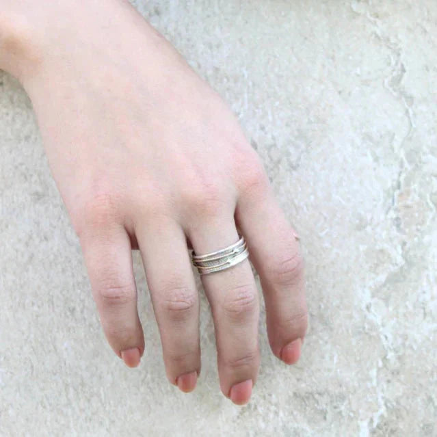 Brilliance - Silver Plated Gold Ring