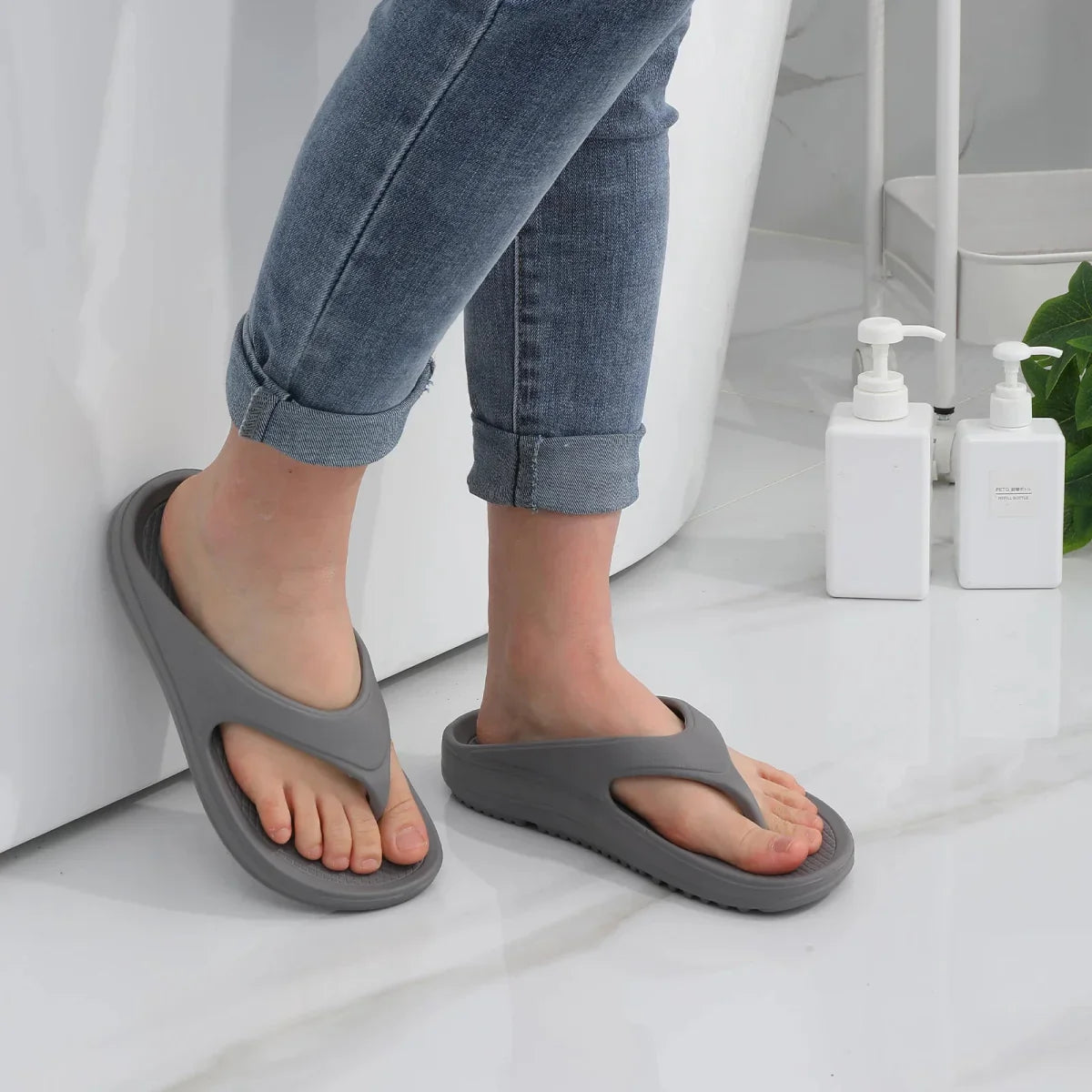 Unisex Blue Summer EVA Comfort Beach Flip-Flops