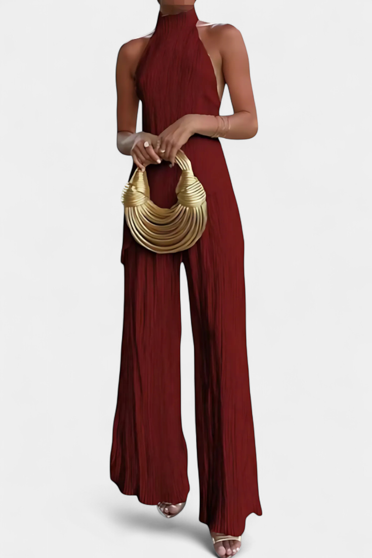 Isa Luna™ | Asymmetrical Pleated Set