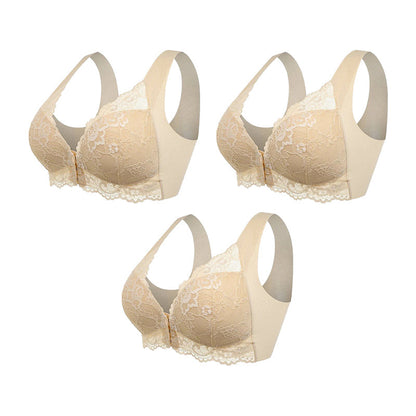Lela | Wireless Push-Up Bra with Front Closure