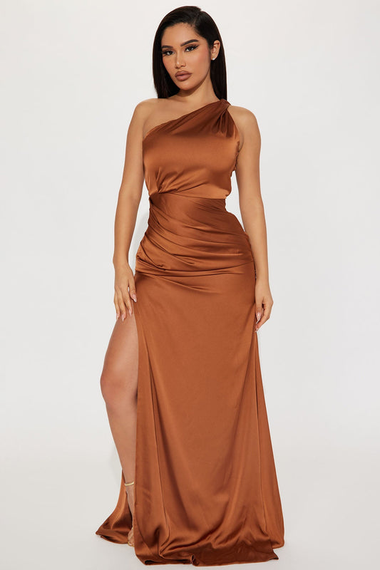 Samantha Maxi Dress - Brown