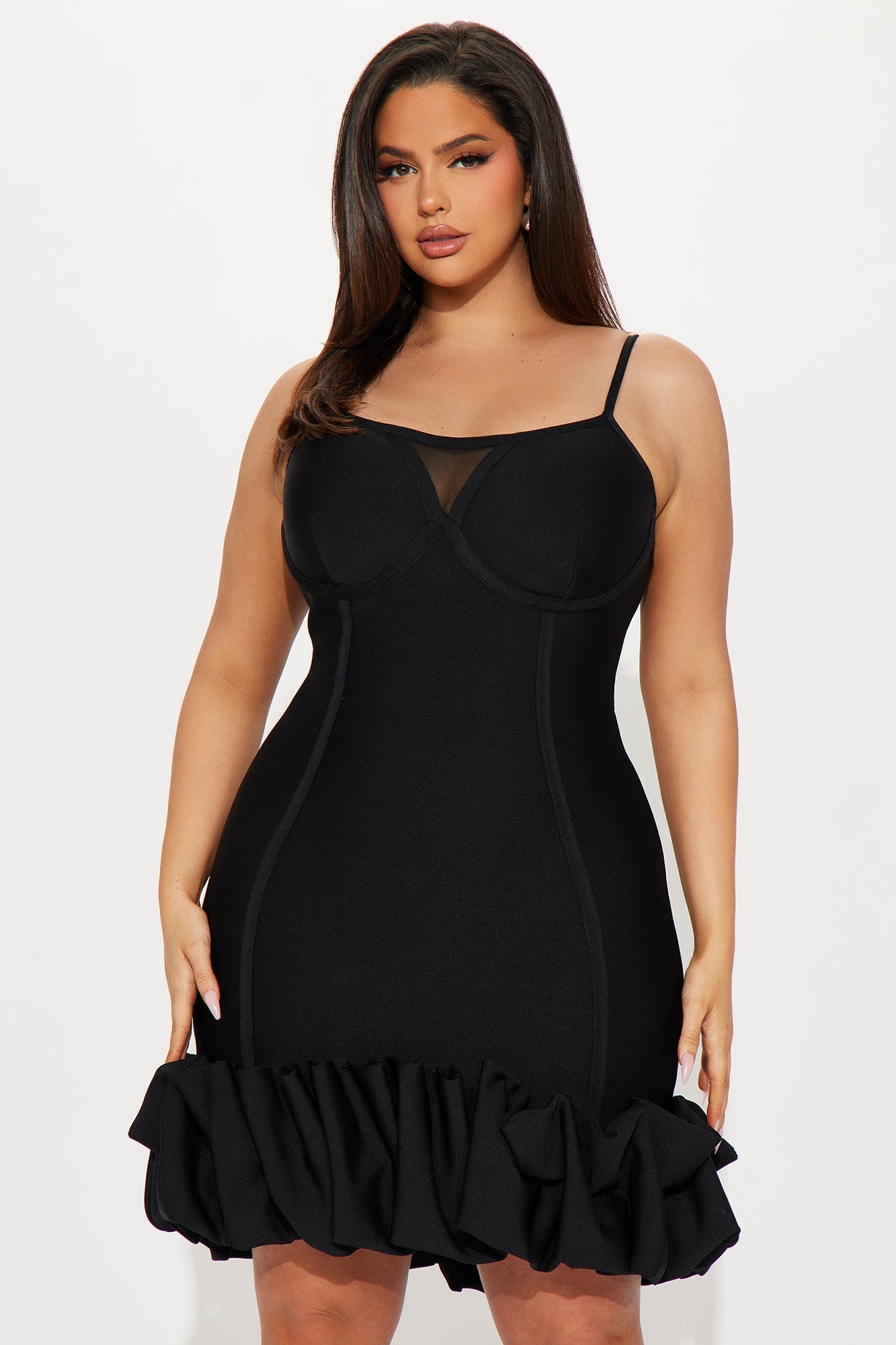 Everly Mini Bandage Dress - Black