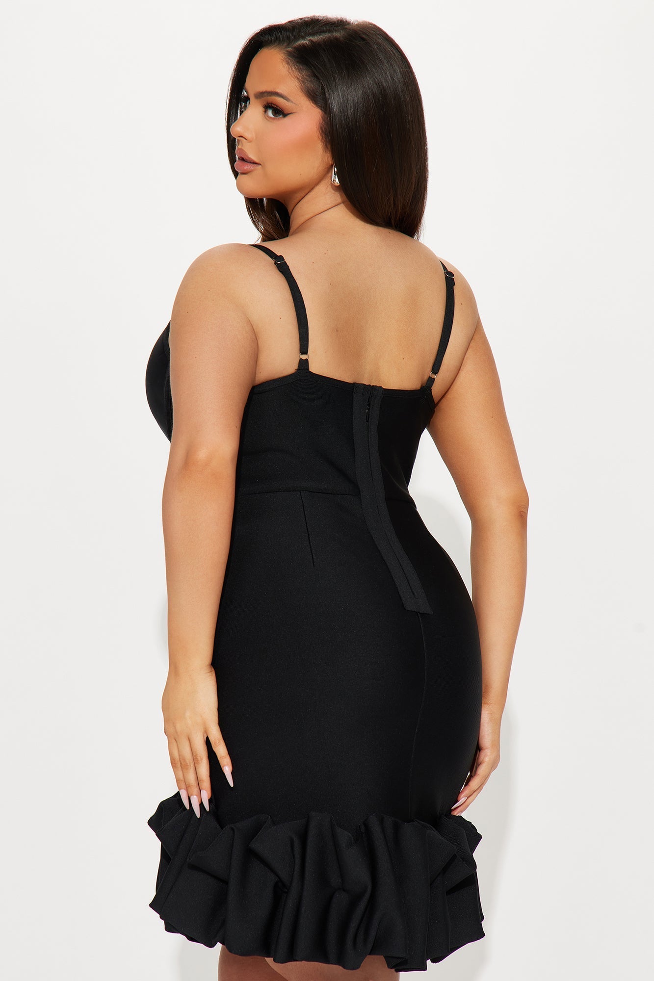 Everly Mini Bandage Dress - Black