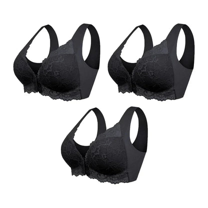 Lela | Wireless Push-Up Bra with Front Closure