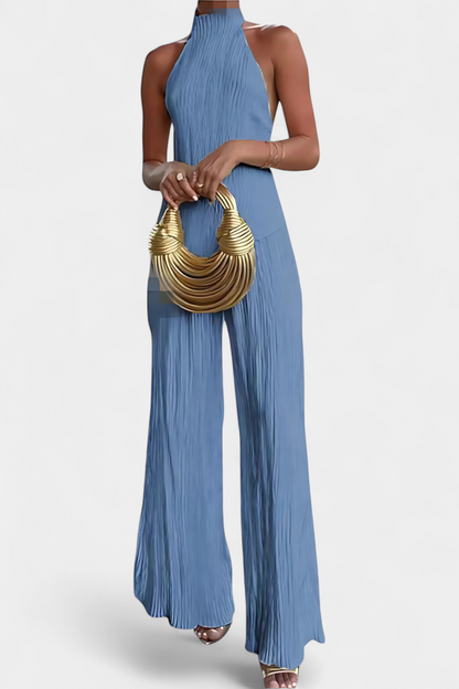 Isa Luna™ | Asymmetrical Pleated Set