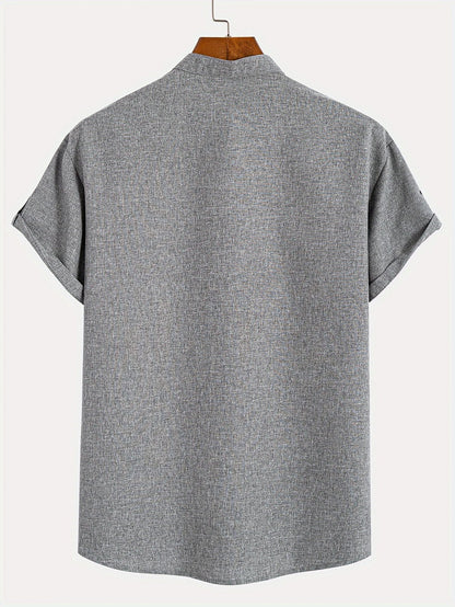 Zalecta | Modern Polo with Stand-Up Collar