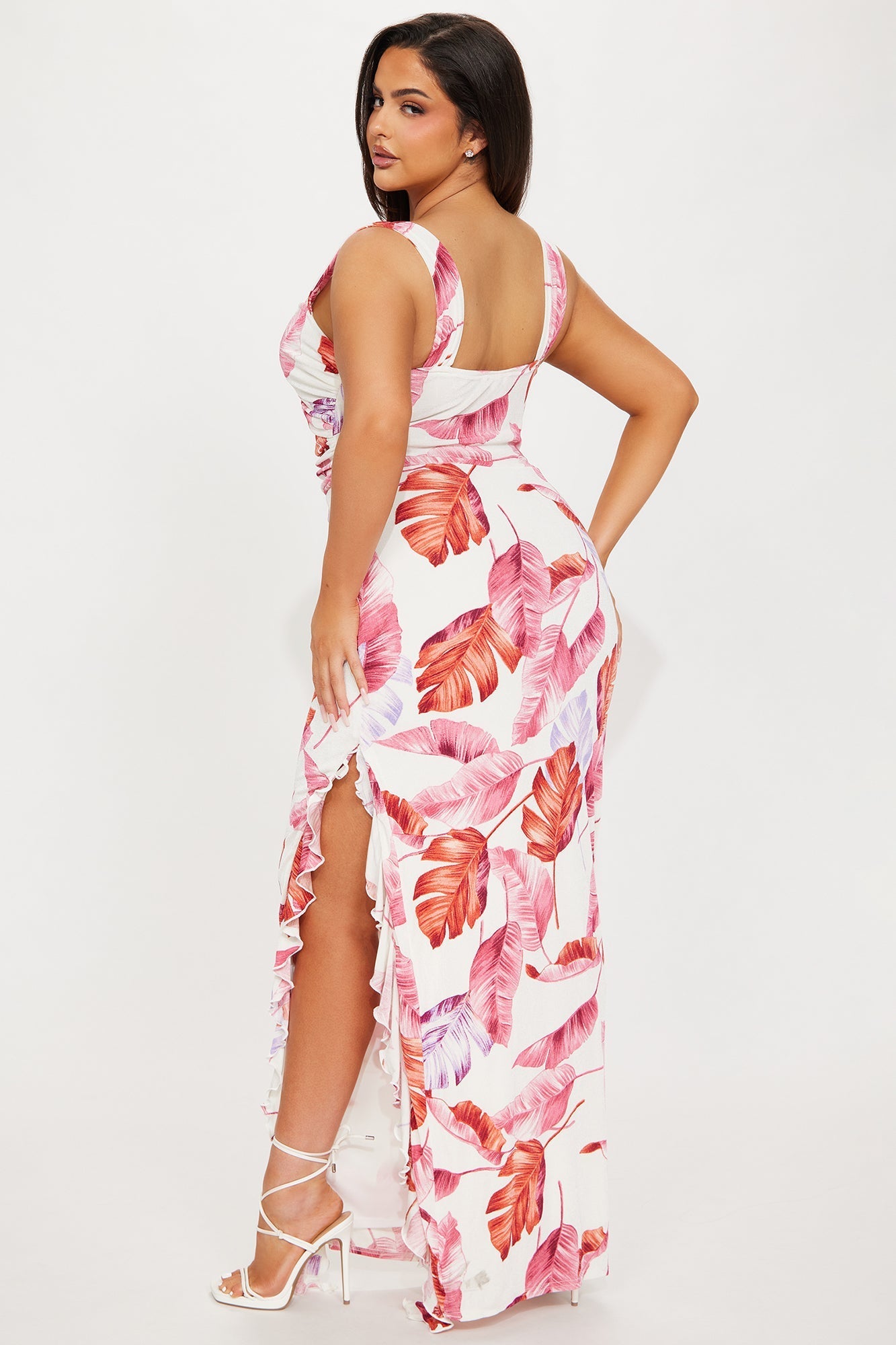 Pretty and Playful Maxi Dress - White/Combo