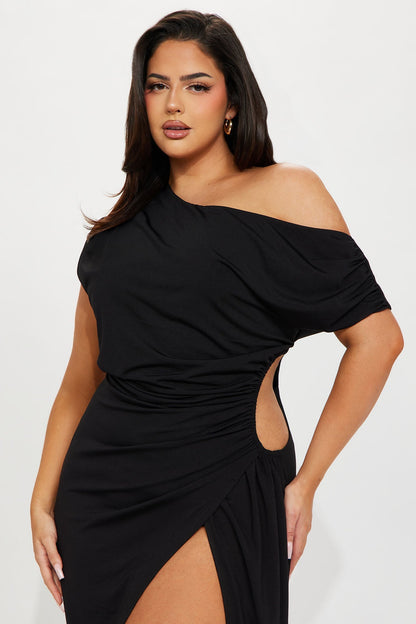 Maxi Dress Keep Walking - Black