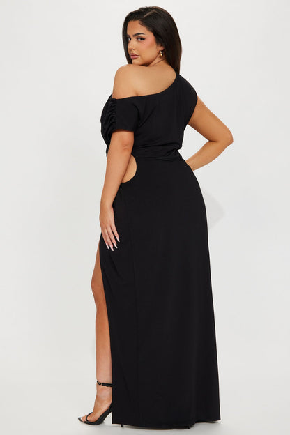 Maxi Dress Keep Walking - Black