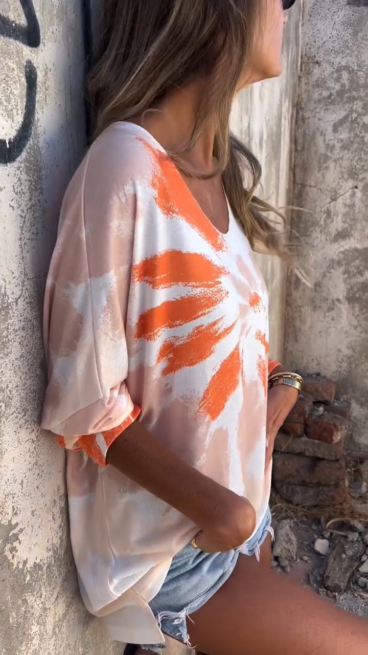 Demi | Charming Tie-dye Top