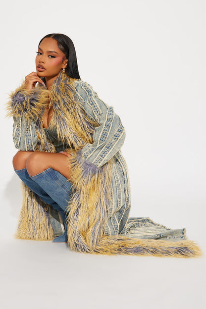 Denim Trench Don’t Wash Me - Vintage Wash
