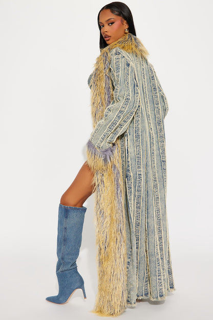 Denim Trench Don’t Wash Me - Vintage Wash