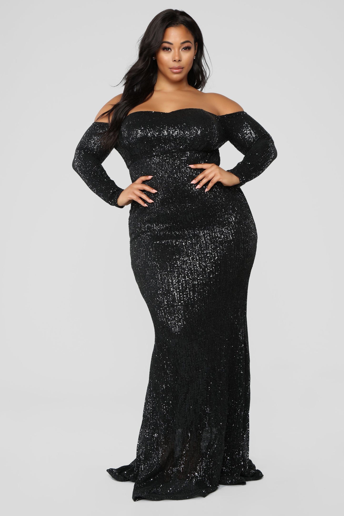 Got Class Sequin Dress - Black