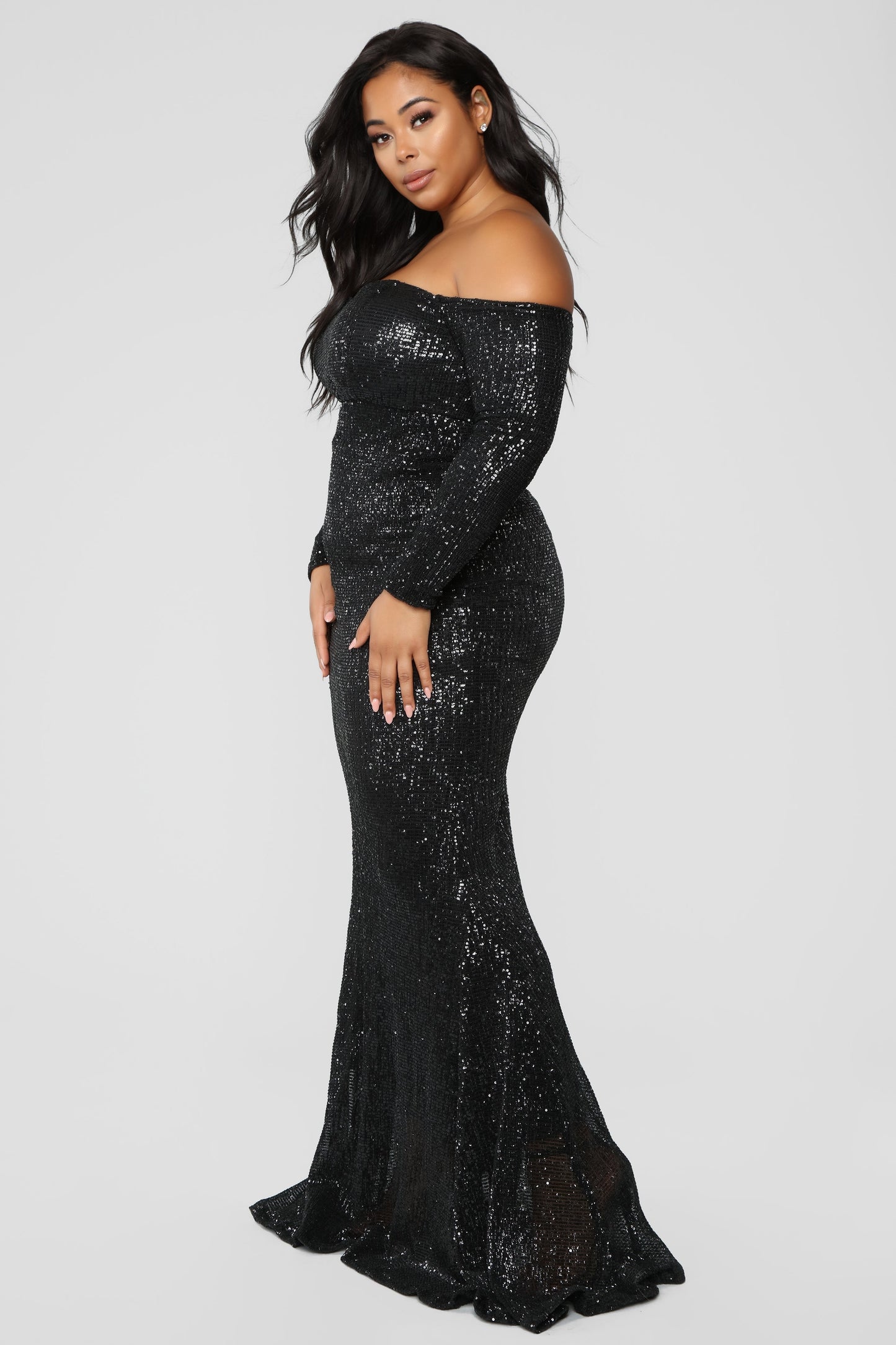 Got Class Sequin Dress - Black