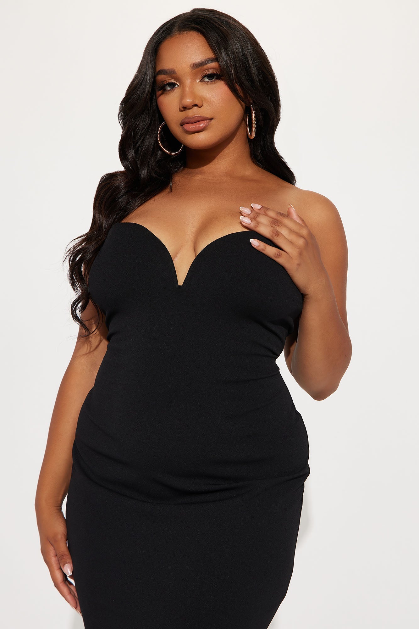 Midi Dress Monte Carlo Nights - Black