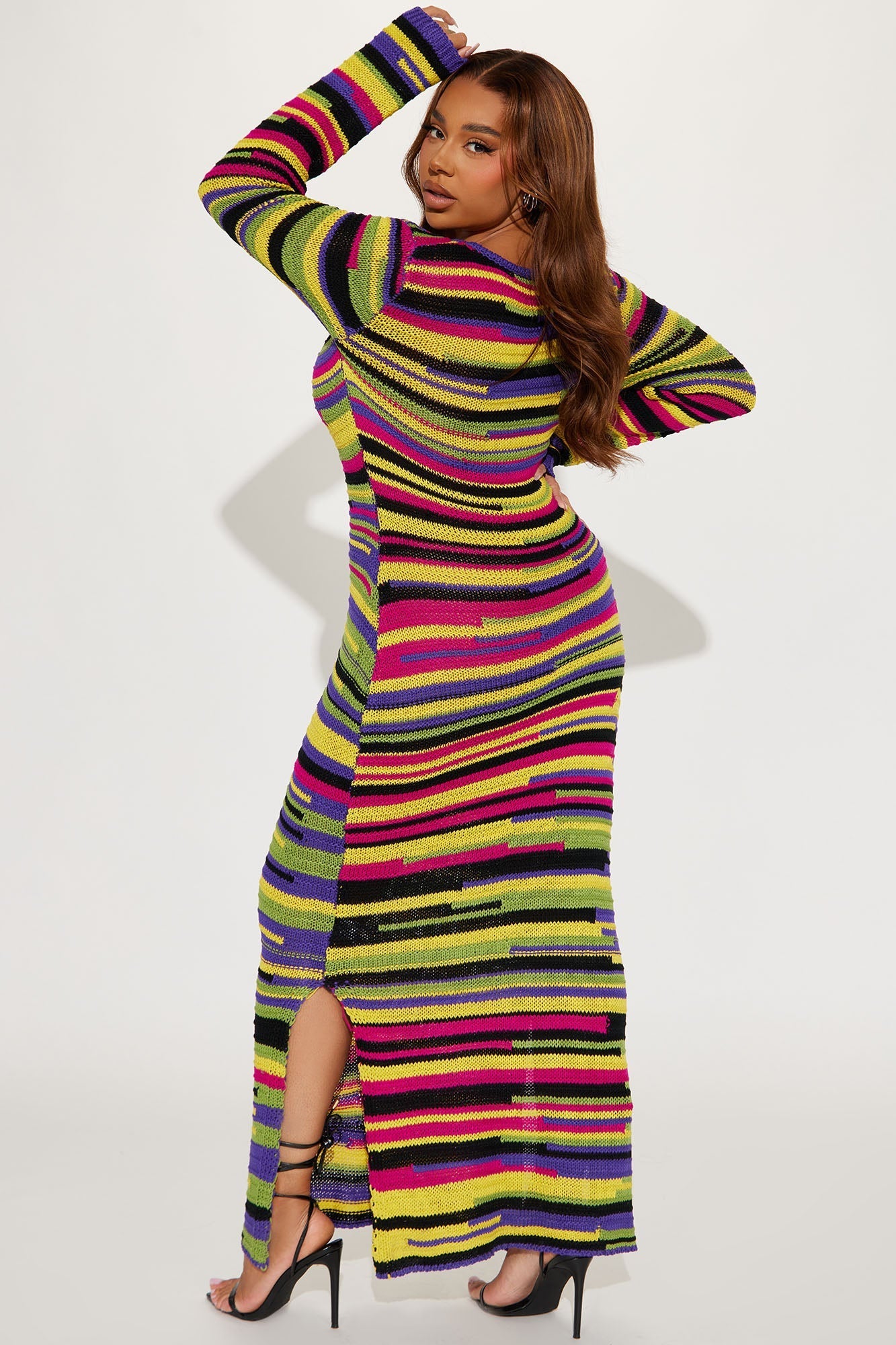 Brielle Maxi Pull Dress - Multi Colour