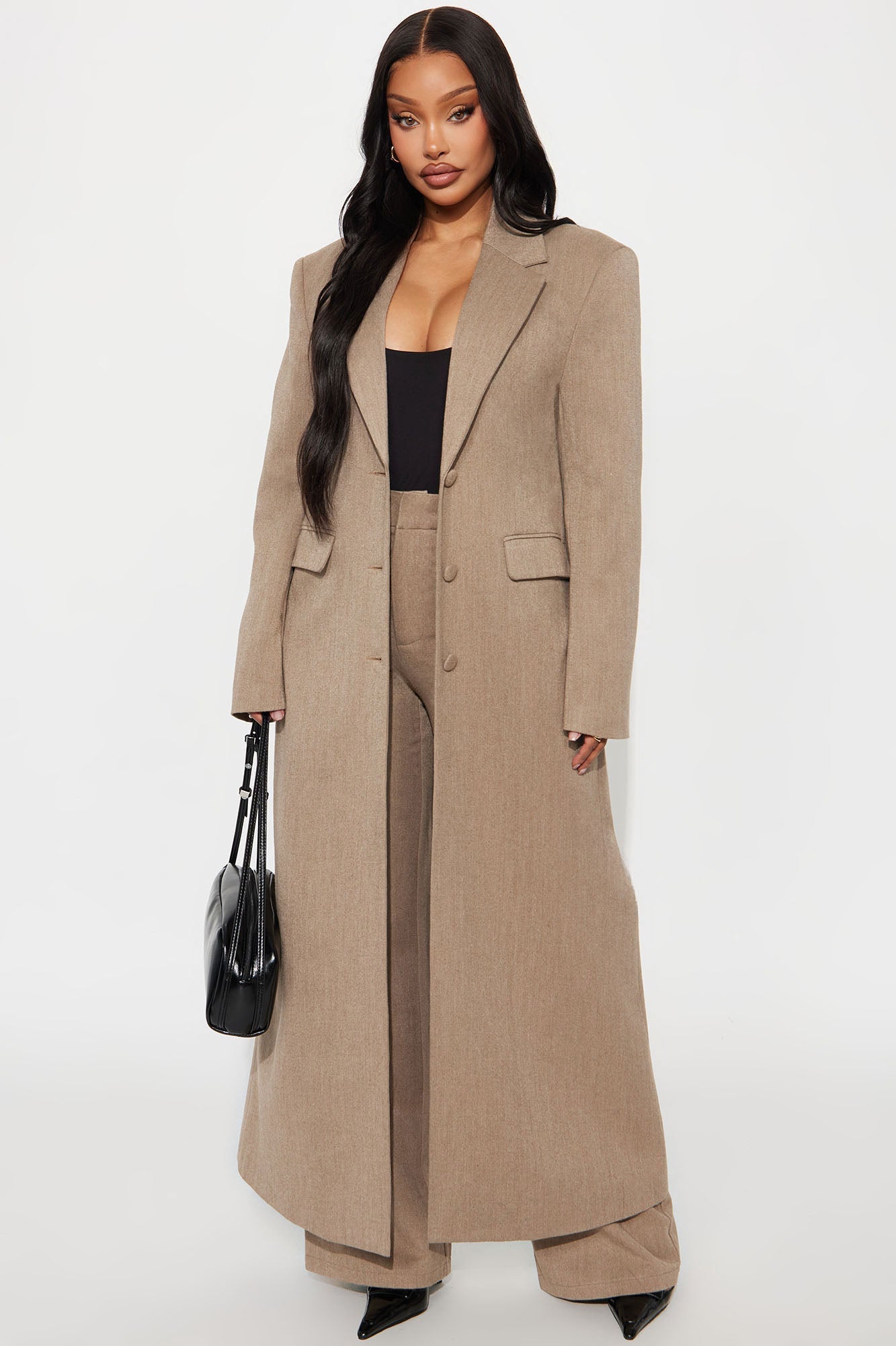 Sophisticated Level Trench Coat - Mocha