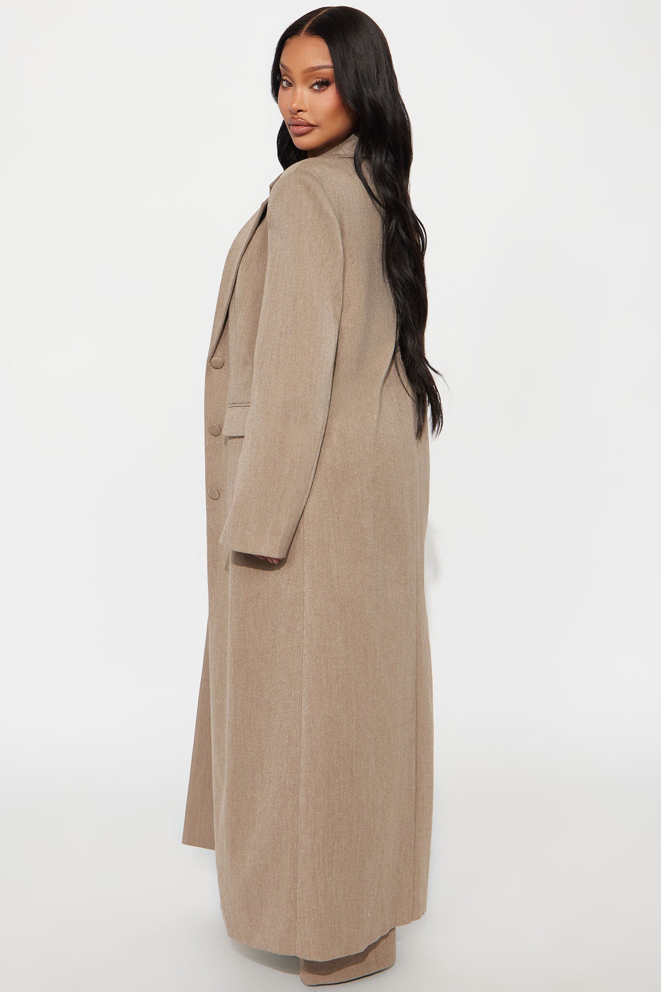 Sophisticated Level Trench Coat - Mocha