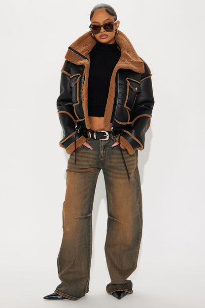Shearling Jacket - Black