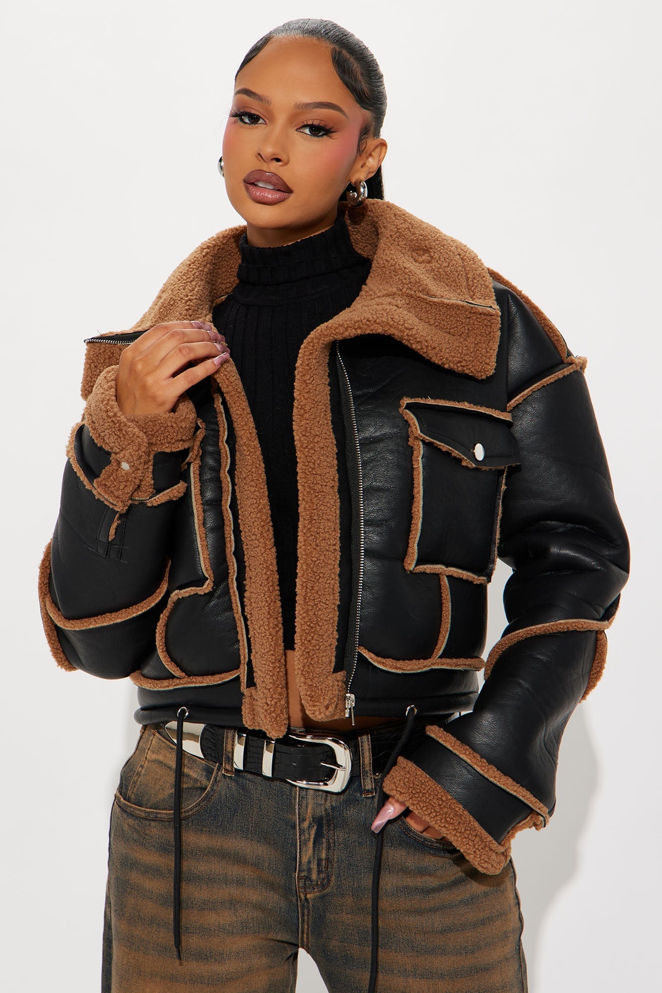Shearling Jacket - Black