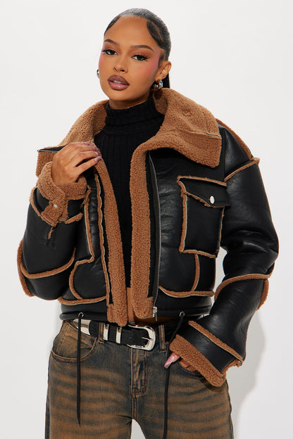 Shearling Jacket - Black