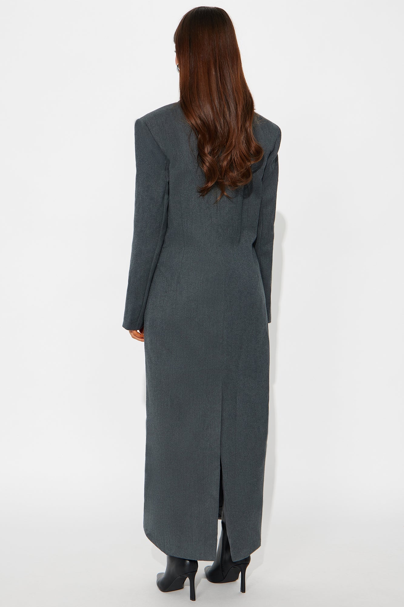 Sophisticated Level Trench Coat - Charcoal