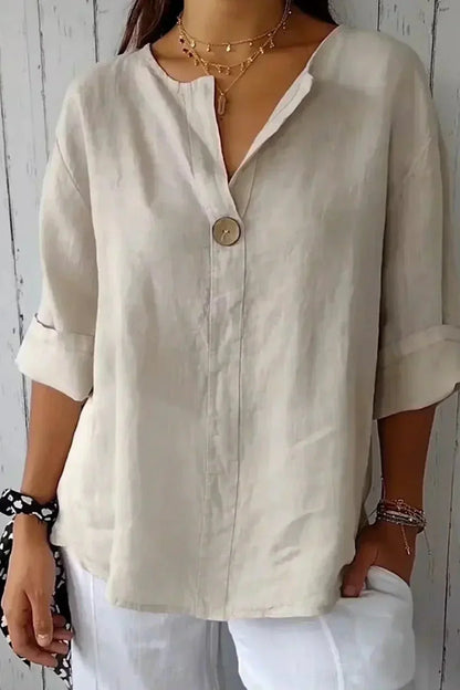Zamma | Casual Linen Top