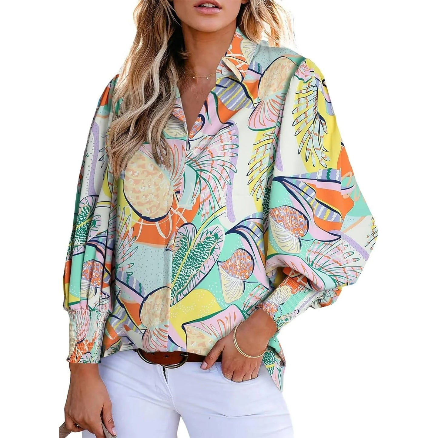 Charie | Elegant Paisley Blouse