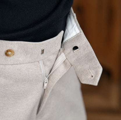 Bristol Wool Felt Straight Trousers