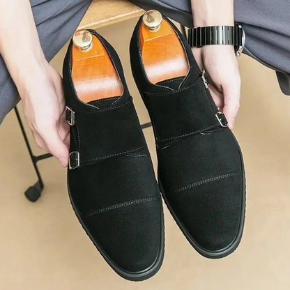 The Suede Monk Strap Shoe
