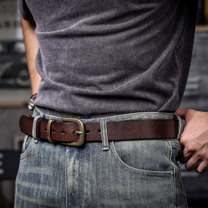 Harlan Full Grain Leather Belt