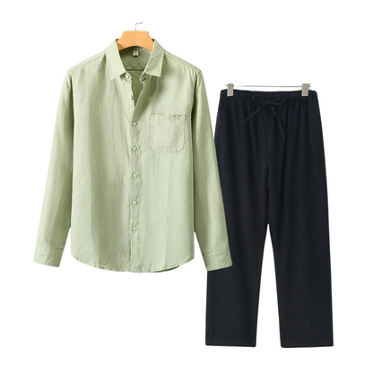 Aulier™ Linen Set (Long Sleeves)