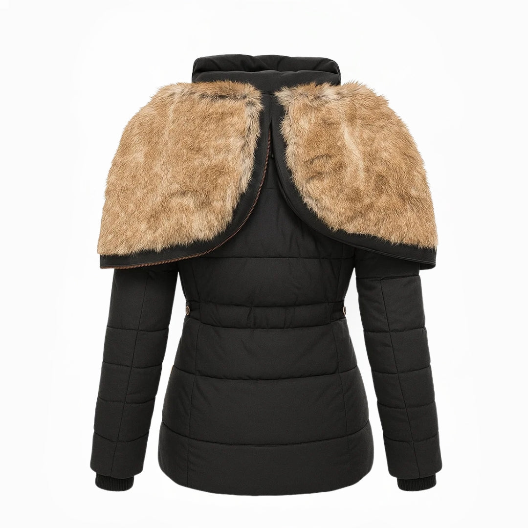 Aniek | Warm Winter Coat with Faux Fur Lining