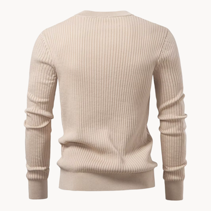 Zalecta | Ribbed Henley Shirt