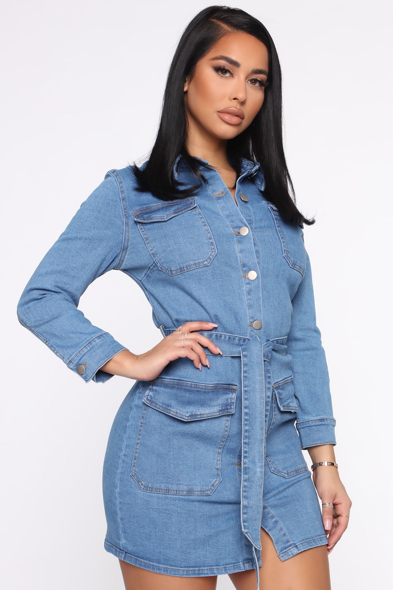 Mini Dress Make No Mistake - Medium Wash